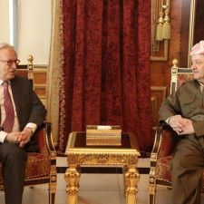 Präsident Barzani trifft Vorsitzenden der Sozialdemokraten des Europäischen Parlaments