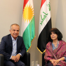 Repräsentant der KRG trifft sich mit der Barzani Charity Foundation in Wien