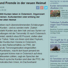 Der Standard: Kurds – Friends and foreigners in a new home