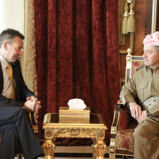 President Barzani and KRG officials meet ICRC President Peter Maurer