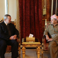 President Barzani meets President Obama’s Envoy for the coalition against IS