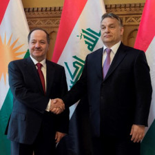 Präsident Barzani trifft Premierminister Ungarns Viktor Orbán