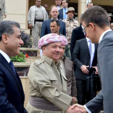 President Barzani welcomes Hungarian Foreign Minister Szijjártó in Kurdistan