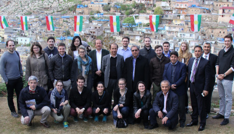 Studentengruppe der Diplomatischen Akademie Wien erkundet Region Kurdistan