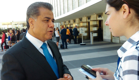 Minister Falah Mustafa Bakir nimmt an der 71. Generalversammlung der Vereinten Nationen teil