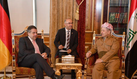 Präsident Barzani empfängt deutschen Vizekanzler