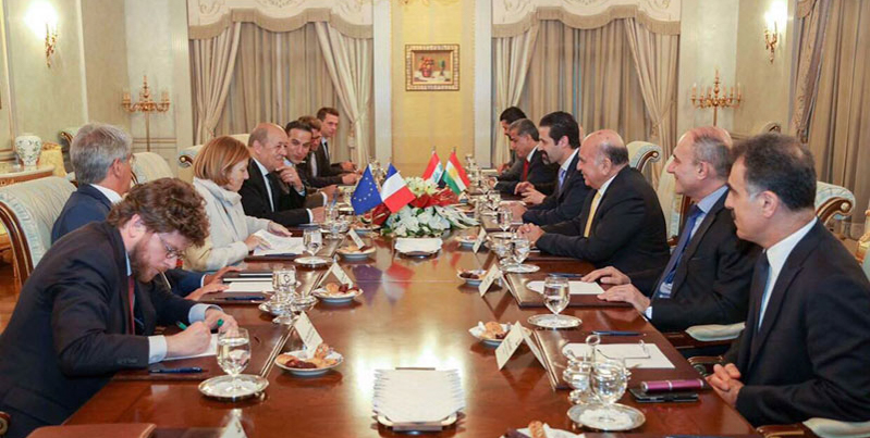 KRG Deputy Prime Minister meets French Ministers of Foreign Affairs and Armed Forces