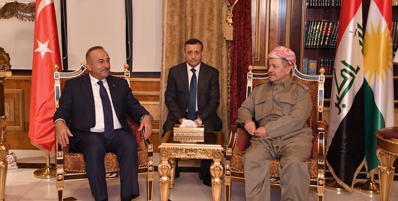 Präsident Barzani empfängt türkischen Außenminister
