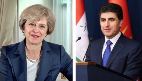 Großbritanniens Premierministerin betont Unterstützung für die Region Kurdistan