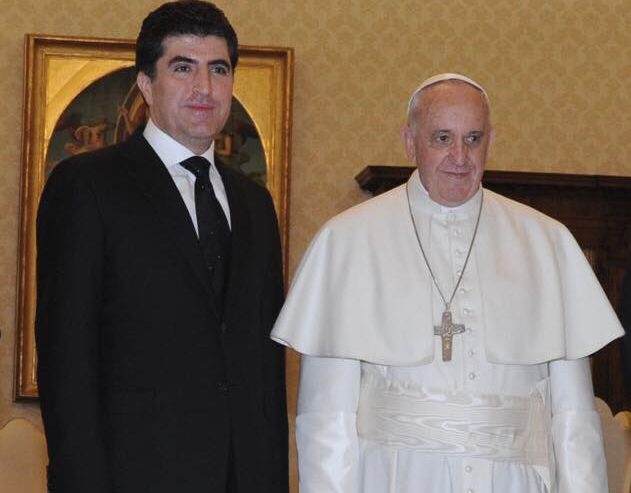 Seine Heiligkeit Papst Franziskus empfängt Premierminister Barzani