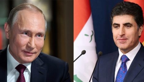 Premierminister Barzani und Präsident Putin besprechen bilaterale Beziehungen