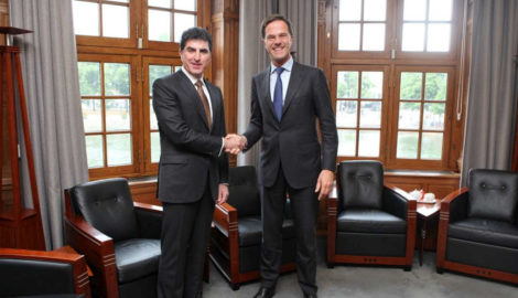 Premierminister Barzani trifft Premierminister Rutte