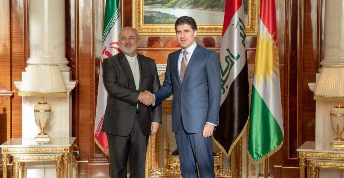 Prime Minister Barzani receives Iranian Foreign Minister