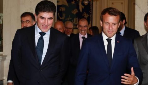 Präsident Nechirvan Barzani in Frankreich