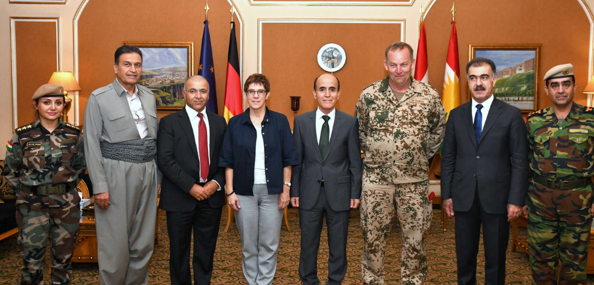 Deutschlands Verteidigungsministerin in Erbil