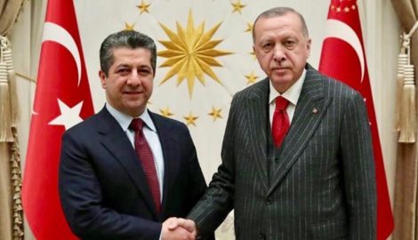 Premierminister Masrour Barzani in der Türkei