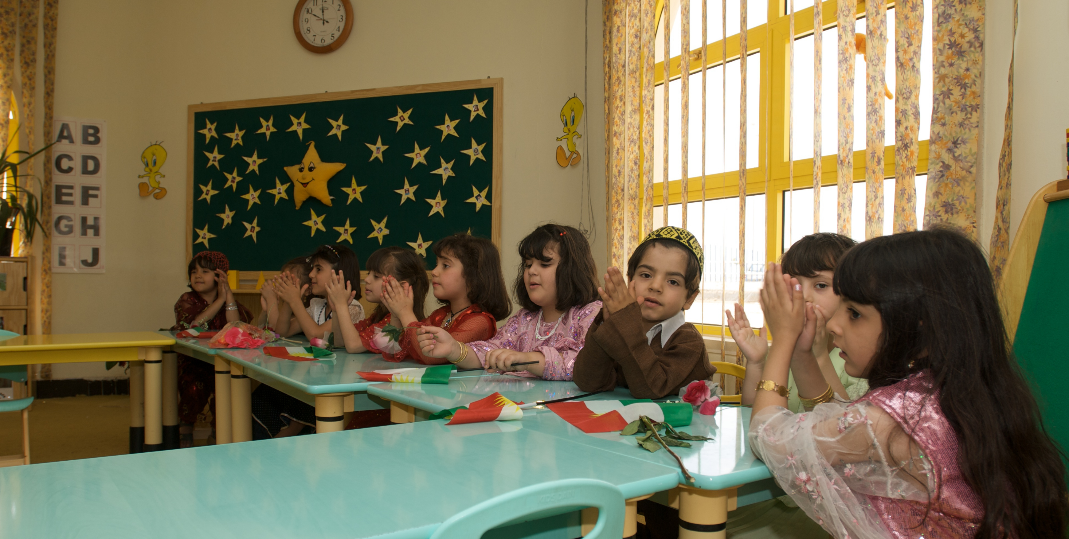Increasing numbers of teachers and students in the KRI