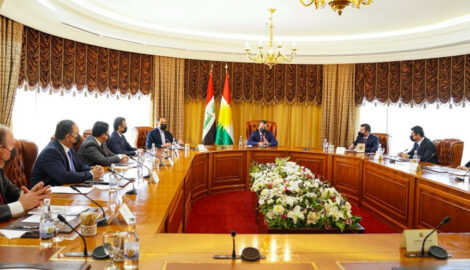 Premierminister Masrour Barzani trifft KRG-Delegation in Bagdad