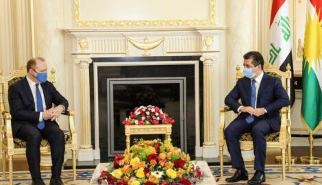 Premierminister Masrour Barzani trifft US-Sondergesandten