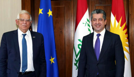 Premierminister Masrour Barzani trifft den Hohen Vertreter der EU