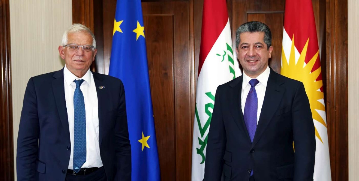 PM Masrour Barzani meets with the EU’s High Representative