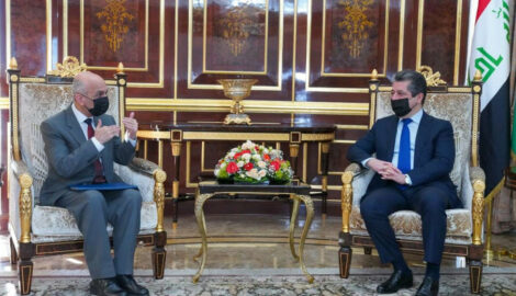 Premierminister Masrour Barzani trifft Leiter des Umweltschutzvorstandes