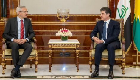 Präsident Barzani und deutscher Botschafter besprechen Entwicklungen im Irak