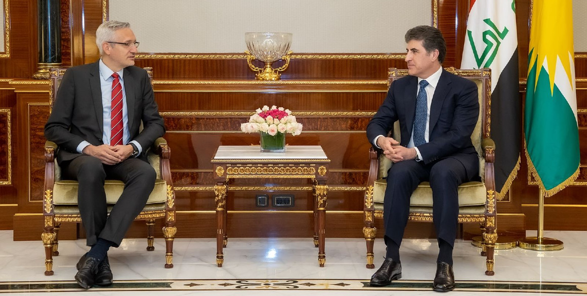 Präsident Barzani und deutscher Botschafter besprechen Entwicklungen im Irak