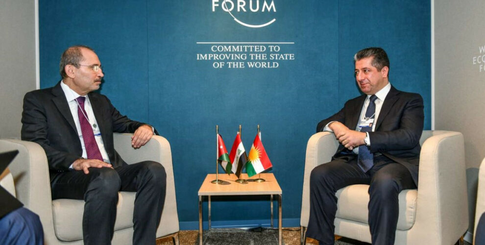 PM Masrour Barzani meets Jordanian Foreign Minister