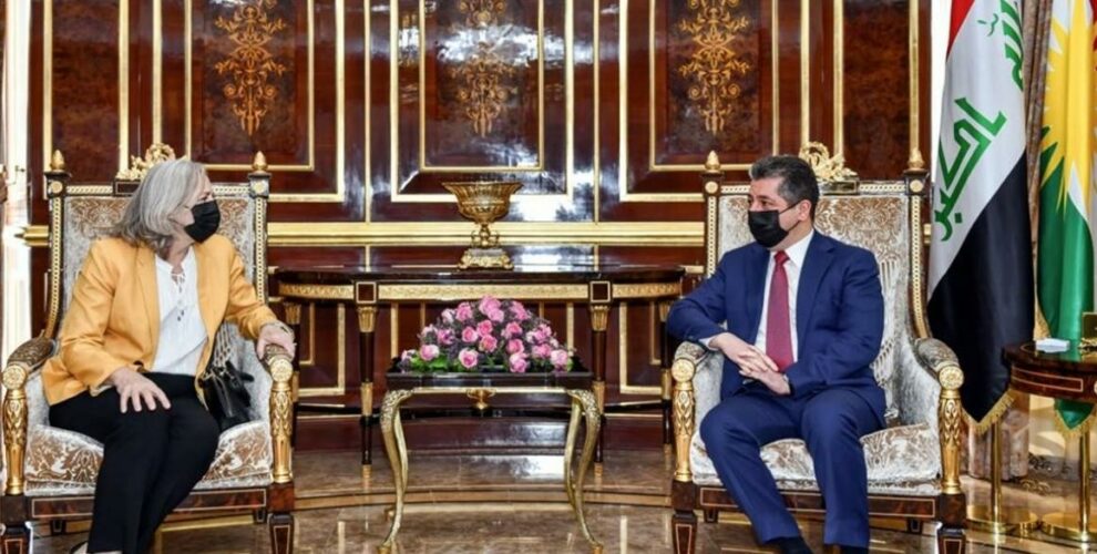 PM Masrour Barzani meets US Ambassador to Iraq