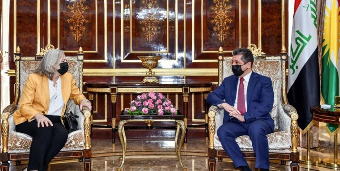 Premierminister Barzani trifft US-Botschafterin