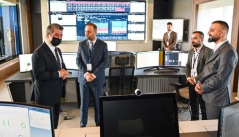 Premierminister Masrour Barzani eröffnet das KRG Datenzentrum