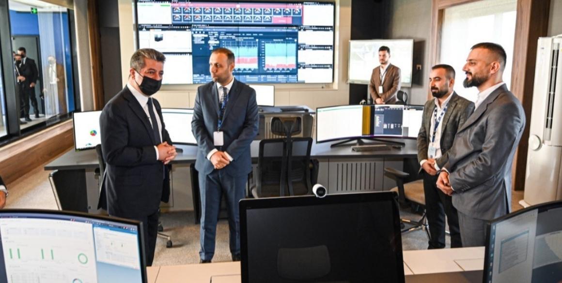 Premierminister Masrour Barzani eröffnet das KRG Datenzentrum