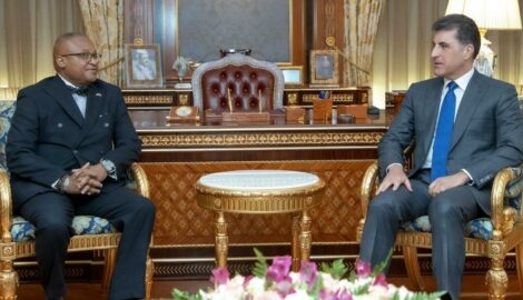 Präsident Nechirvan Barzani empfängt den neuen US-Generalkonsul