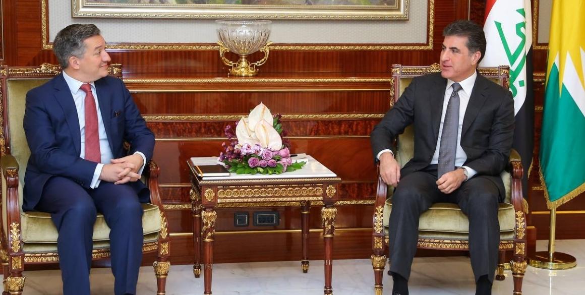 President Barzani receives US Special Envoy to Northeast Syria