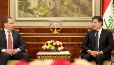 Präsident Nechirvan Barzani trifft hochrangige US-Delegation