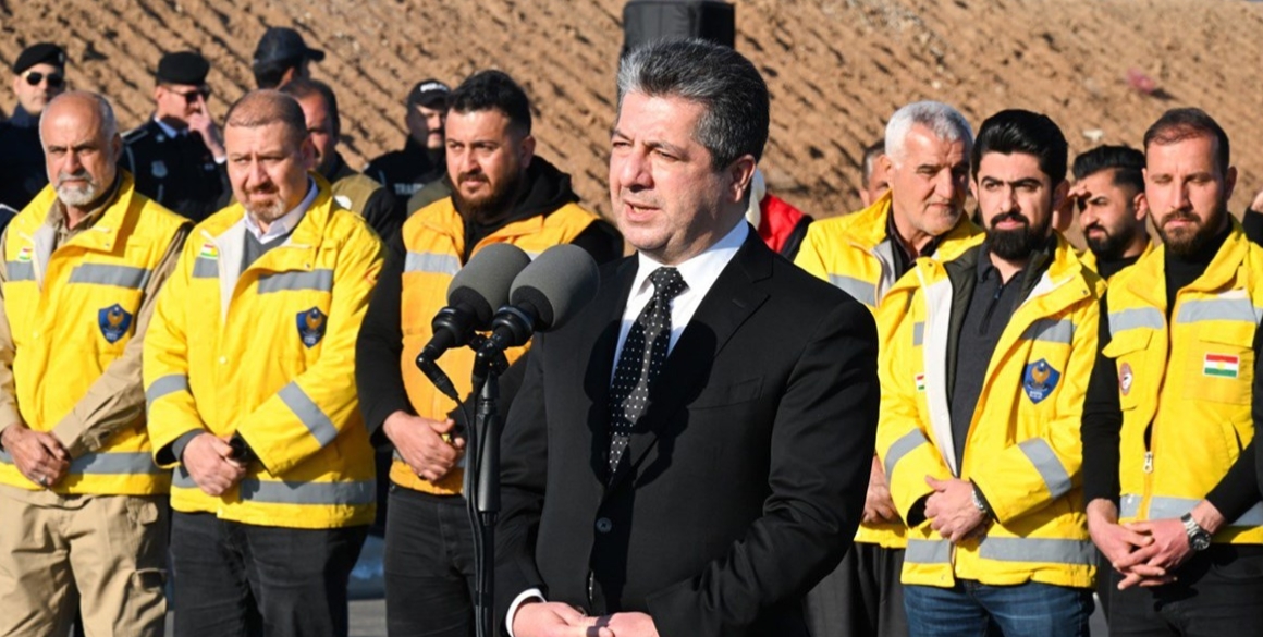 Premierminister Barzani begrüßt Rettungsteams der Region Kurdistan