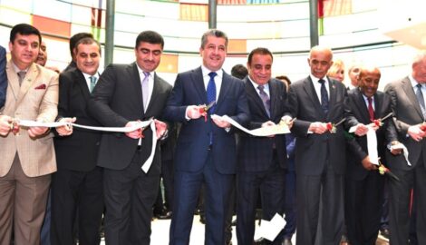 Premierminister Barzani eröffnet das Hyatt Regency Hotel und die Gulan Mall in Erbil