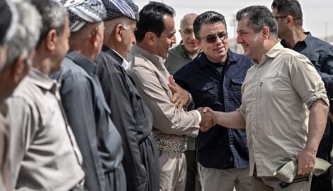 Premierminister Barzani besucht Hersteller von Agrarprodukten