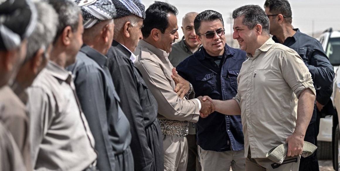 Premierminister Barzani besucht Hersteller von Agrarprodukten