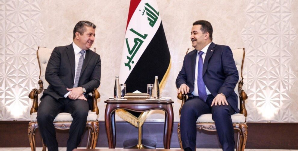 KRG-Prime Minister Meets with Iraq’s PM to discuss federal payments