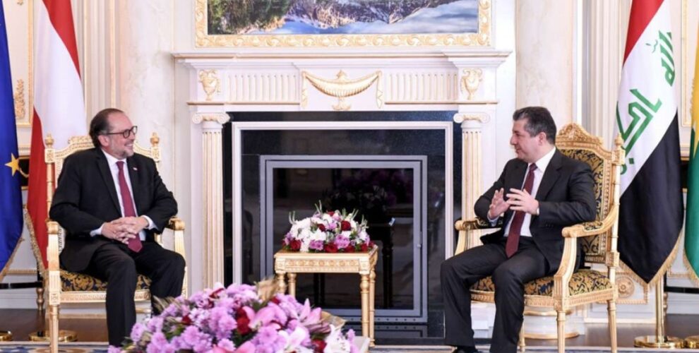 Prime Minister Barzani Hosts Austrian Foreign Minister
