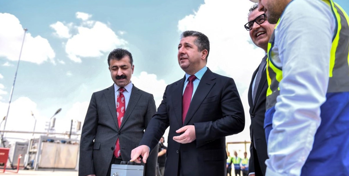 KRG-Premierminister eröffnet moderne Asphaltrecyclingfabrik in Erbil