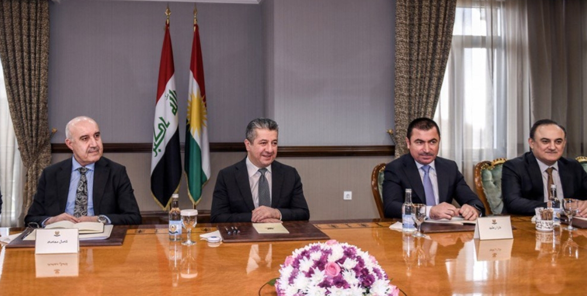 Premierminister Barzani trifft Verhandlungsteam der Region Kurdistan