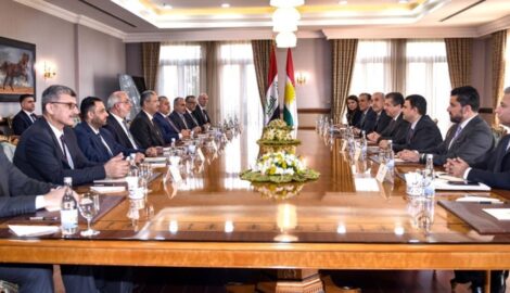 Prime Minister Barzani Meets with Iraq’s Energy Officials