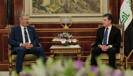 Präsident Nechirvan Barzani empfängt irakischen Ölminister