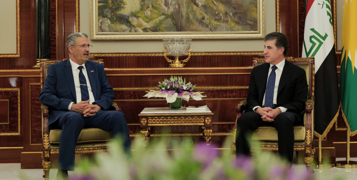 President Nechirvan Barzani meets with Iraq’s Oil Minister