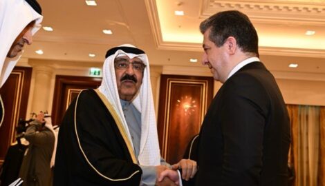 Prime Minister Barzani Pays Respects at Funeral of Kuwait’s Late Emir