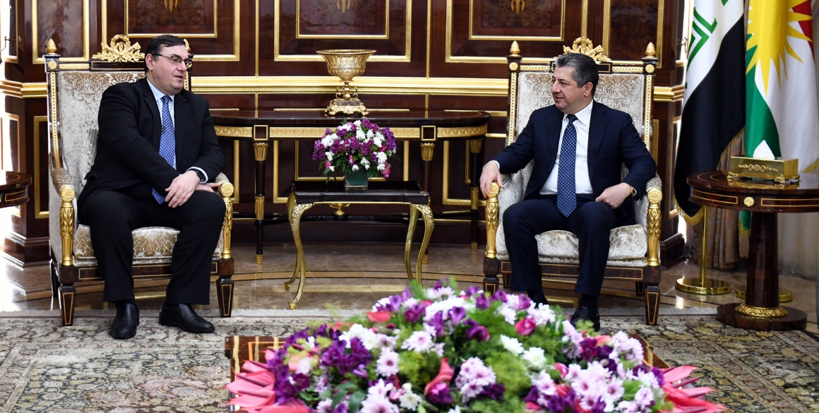 KRI-Spitze empfängt österreichischen Botschafter im Irak