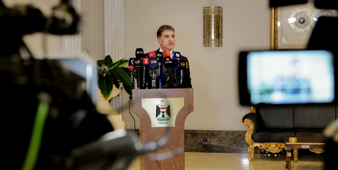 Zusammenfassung von Präsident Barzanis Pressekonferenz in Bagdad